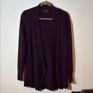 Eileen Fisher Wool Open Front Cardigan Sweater - XL